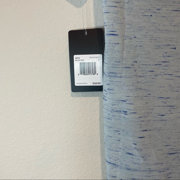 NWT Hurley Fountain Blue Short Sleeve Tee - Picture 4 of 4